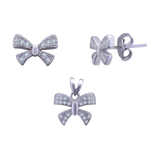Silver Shine 92.5 Sterling Silver Classic Butterfly pendant set for Women & Girls